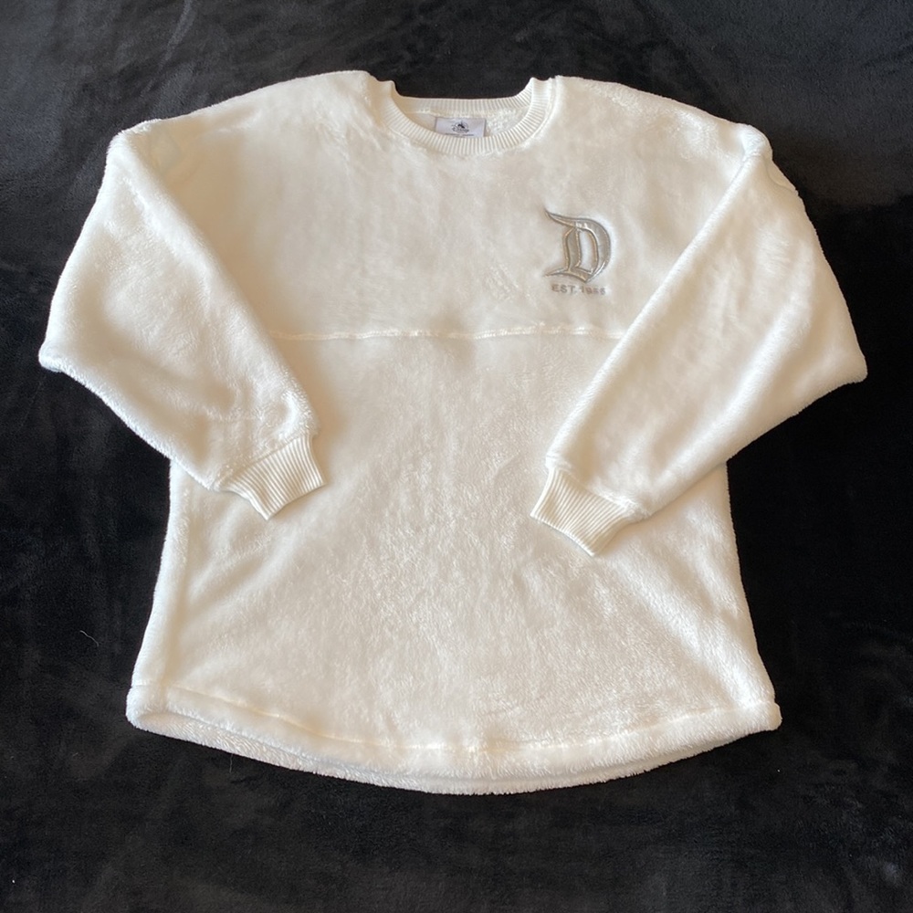 Disneyland faux fur white spirit jersey - Picture 2 of 2